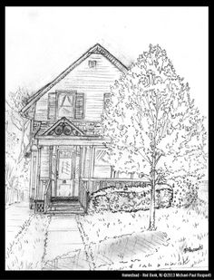 236x309 Bungalow Sketchland Architectural Freehand Sketches