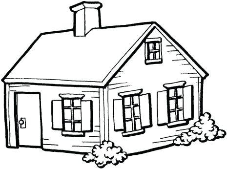 465x346 Bungalow Clipart Small House