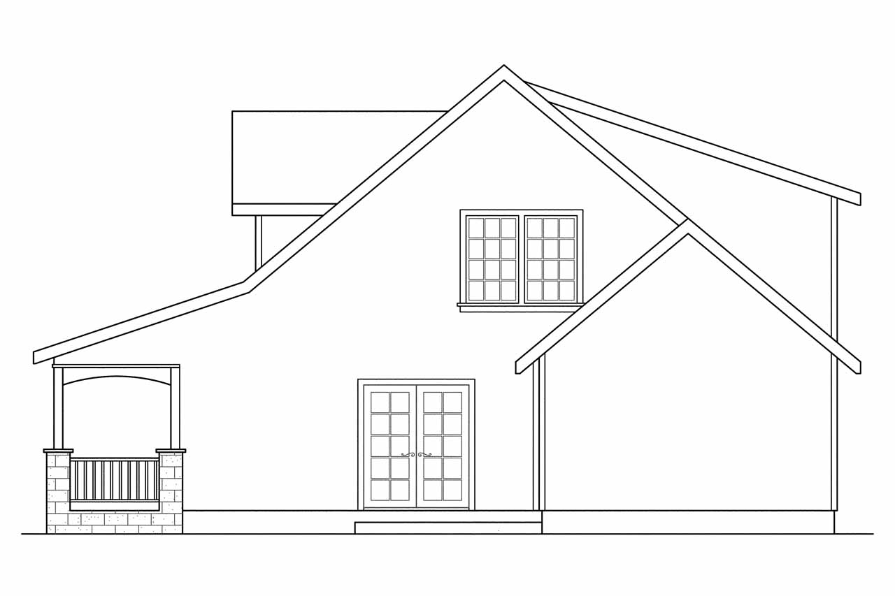 1280x853 Bungalow Drawing Design