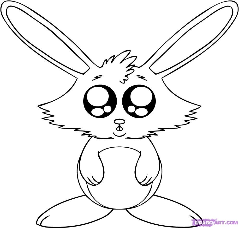 996x947 Easy Bunny Drawings How To Draw A Cartoon Bunny, Step By Step