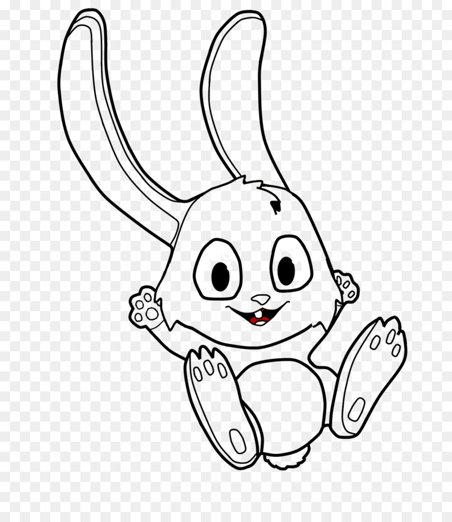 900x1040 Rabbit Easter Bunny Line Art Bugs Bunny Drawing