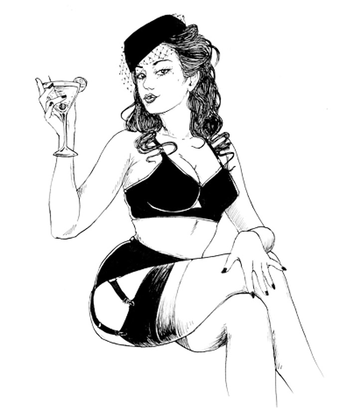 Burlesque Drawing