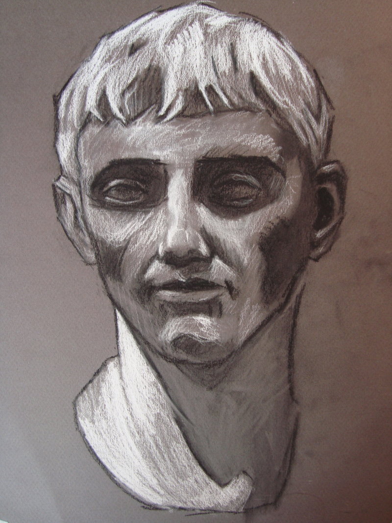 800x1067 Drawing Of A Drawing Of A Bust By The Ska Boss