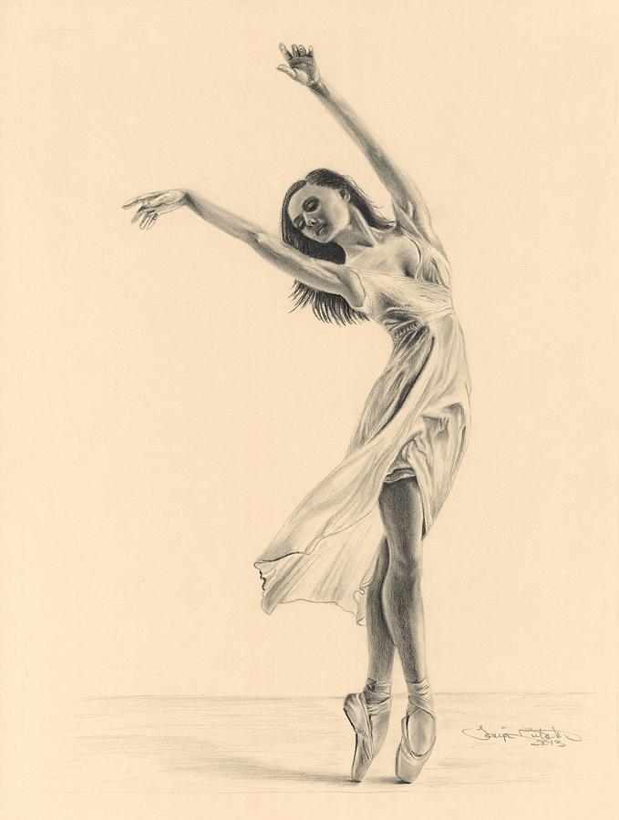 679x900 Graceful Dancer Drawing By Tonya Butcher