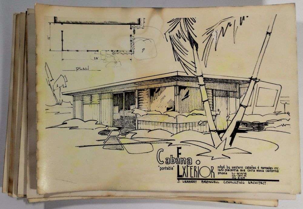 1000x691 C1950s Western Cabanas Amp Ramadas J. Herbert Brownell Modern