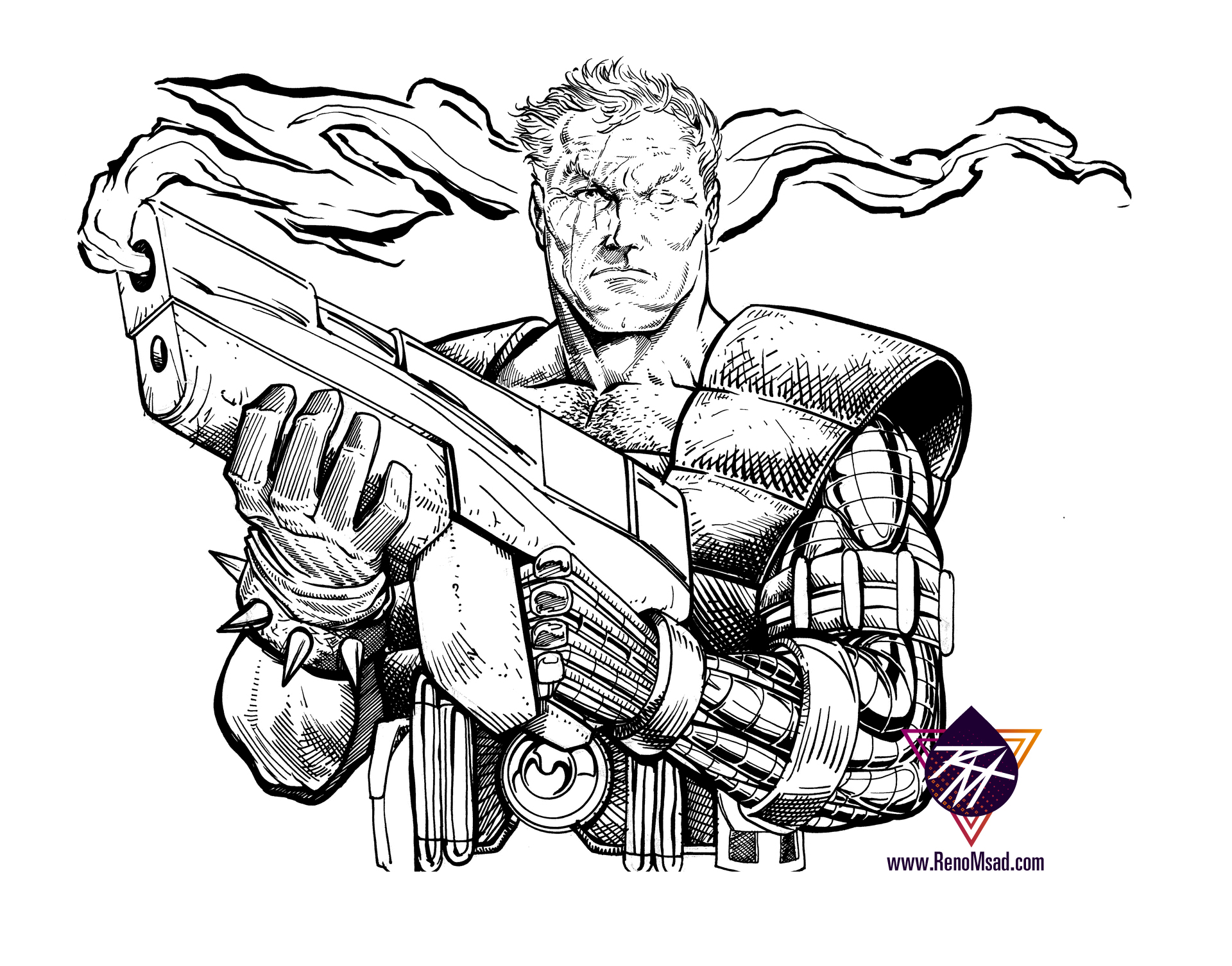 1920x1506 New Mutants Cable By Renomsad