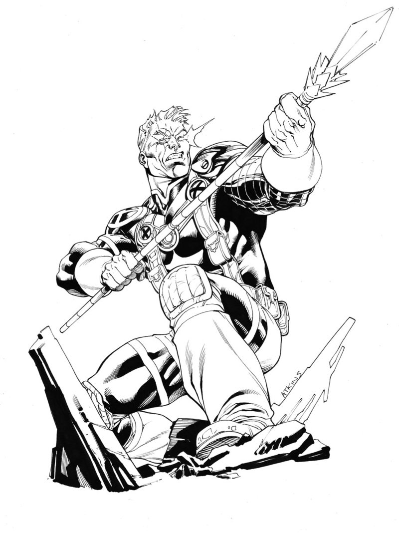 800x1068 X Men Month Cable Sotd By Robertatkins