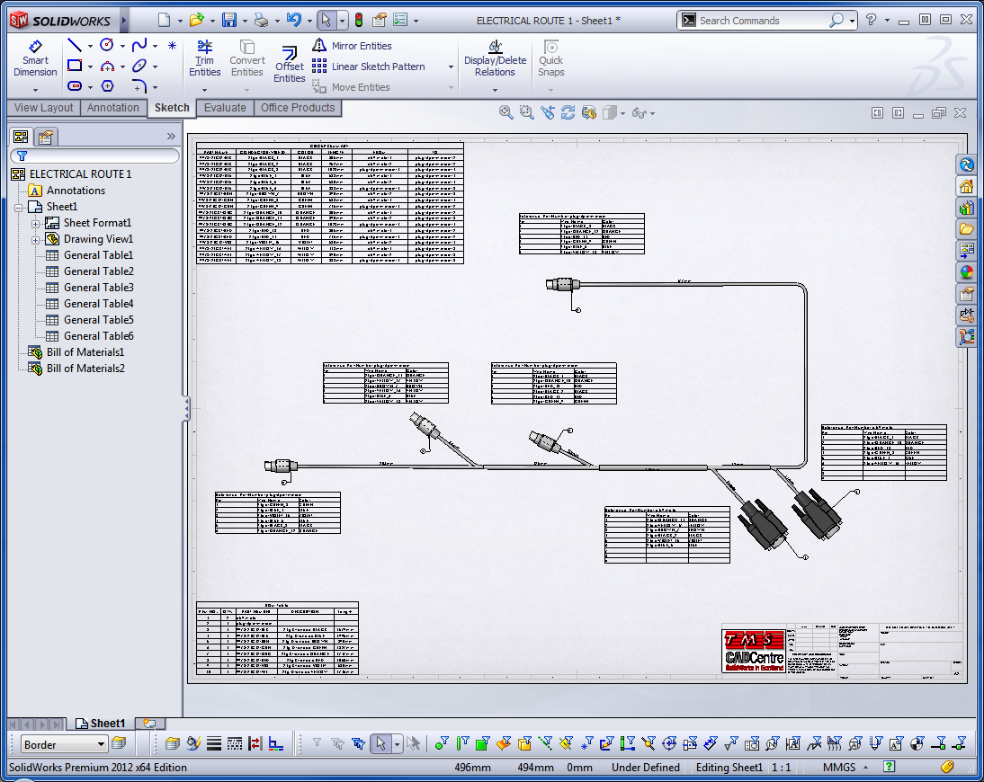 1094x870 Solidworks Routing