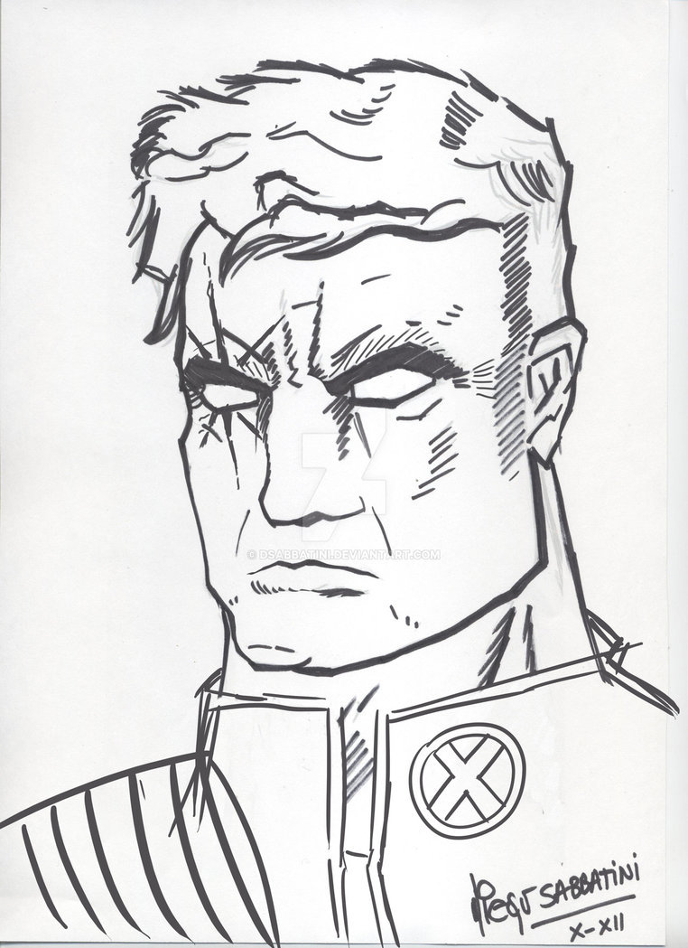 762x1049 Cable X Men By Dsabbatini