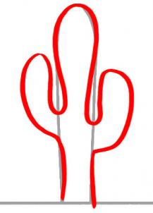 217x302 How To Draw How To Draw A Saguaro Cactus