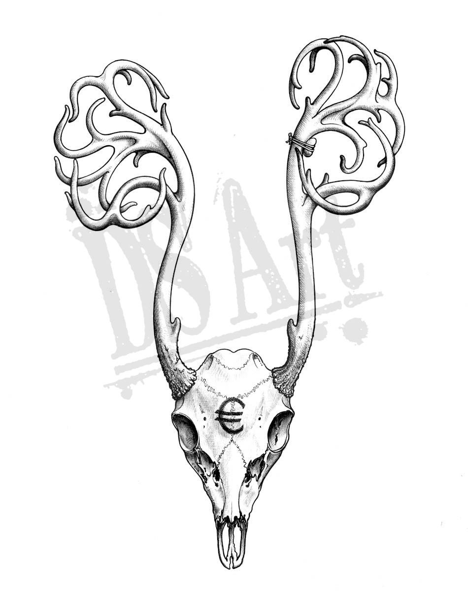 950x1200 Stag Horn Calculus Ds Art