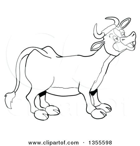 450x470 Cow And Calf Coloring Book Cow And Calf Cow Outline Drawing Cow
