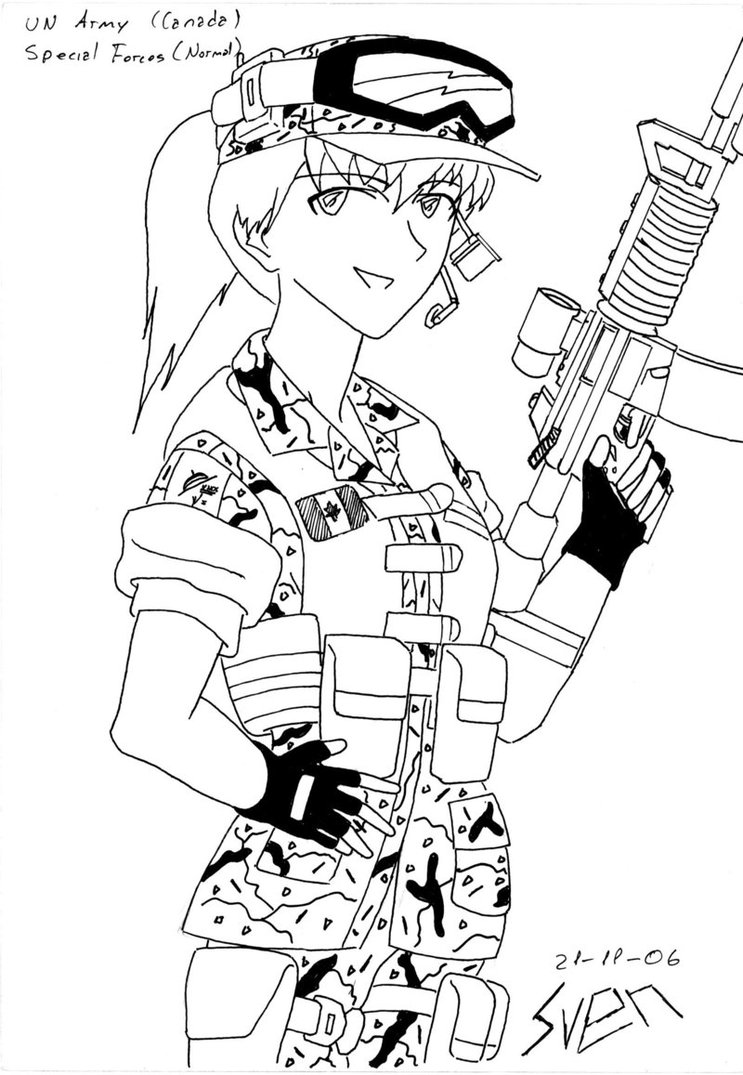 743x1075 Canadian Un Soldier By Panzerfire