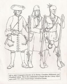 236x295 La Marine The French Colonial Soldier In Canada, 1745 1761 French
