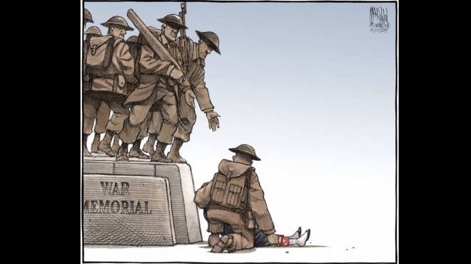 660x371 Archive Mackinnon's War Memorial Cartoon Touches Hearts Worldwide