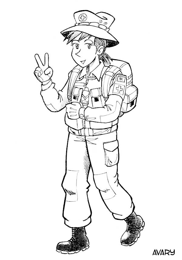 600x855 Canadian Army Medic