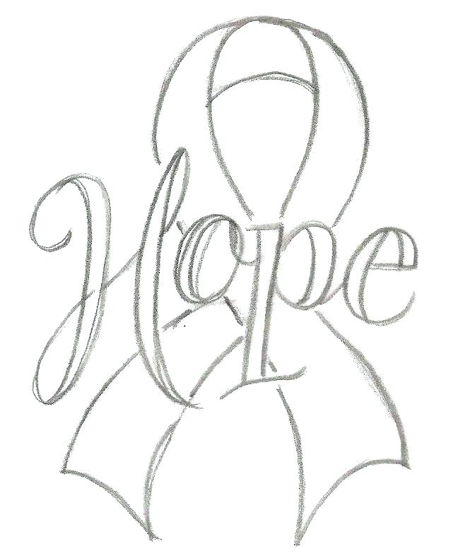 655x790 Cancer Ribbon Coloring Page Breast Pages Free 1841