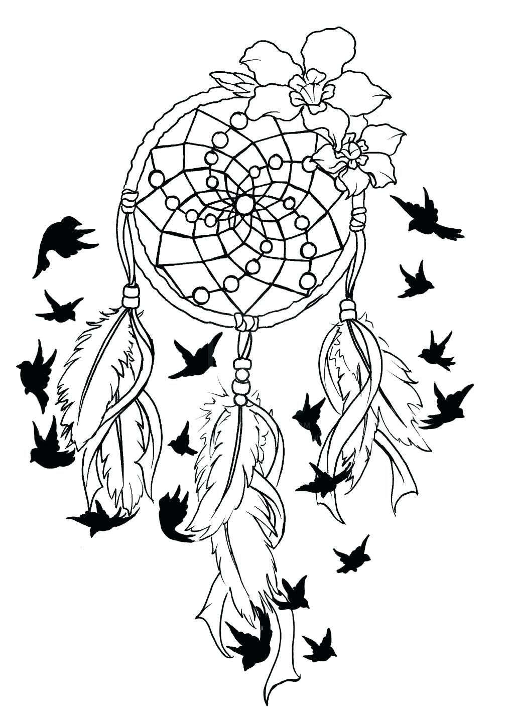 1024x1441 Coloring Page Breast Cancer Coloring Pages Ribbon With Bird Tattoo