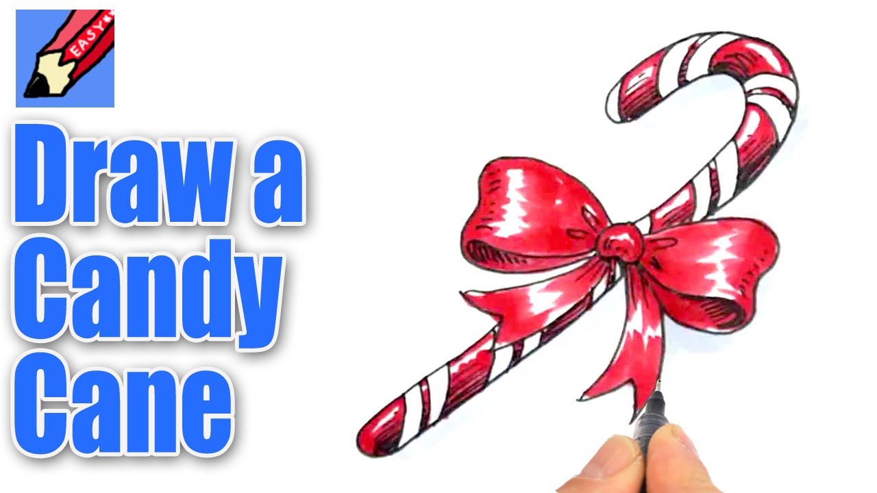 1280x720 How To Draw A Candy Cane