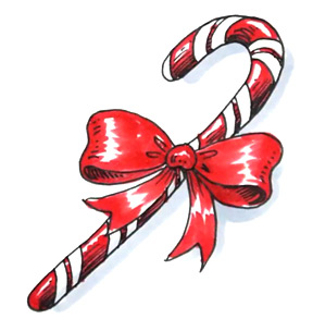 288x293 How To Draw A Candy Cane Real Easy Shoo Rayner Author