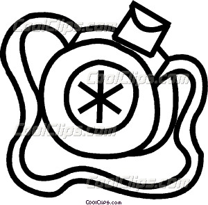 300x295 Canteen Vector Clip Art