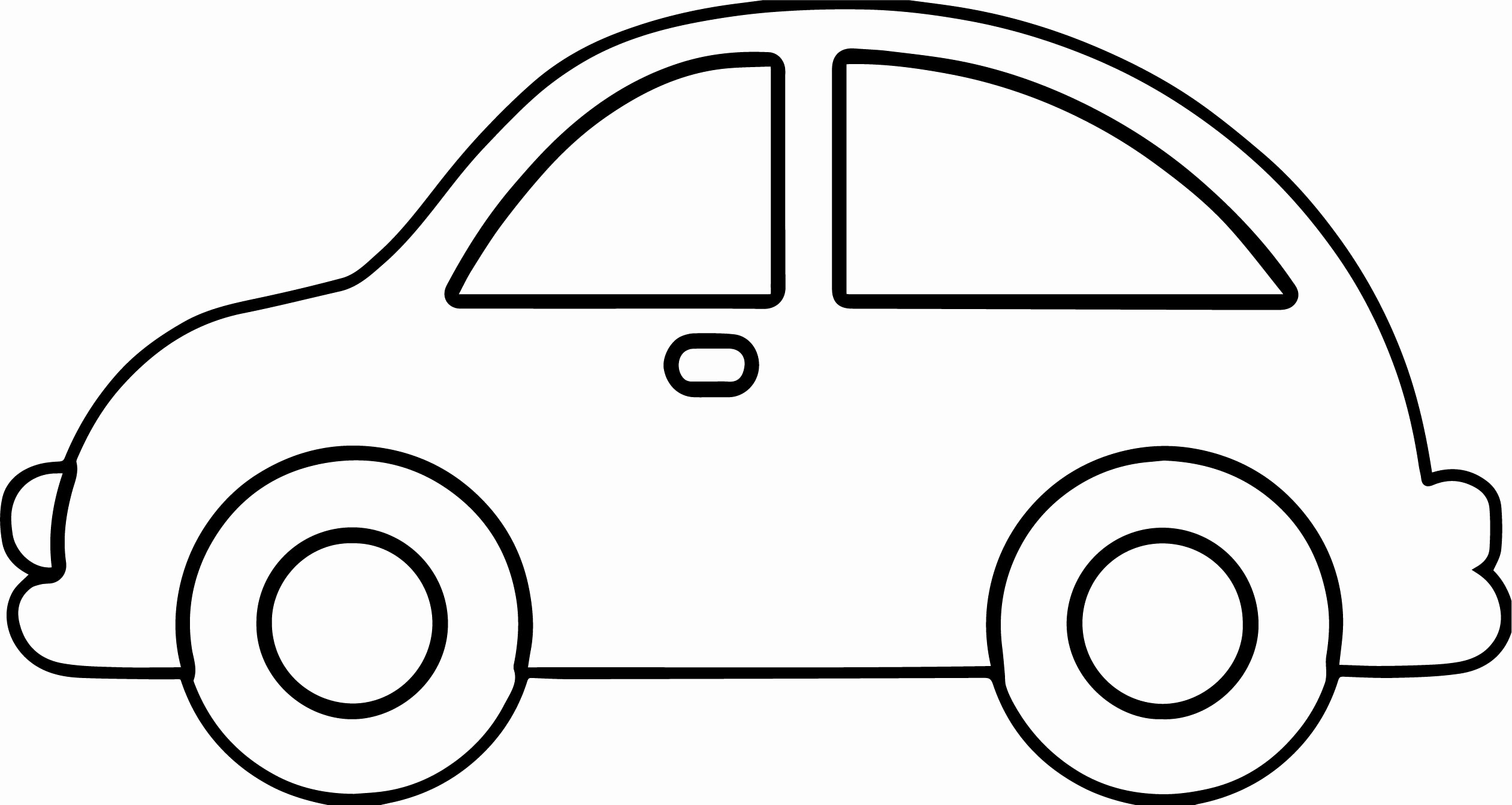 2523x1344 Car Drawings Easy Easy Drawing Car At Getdrawings Free