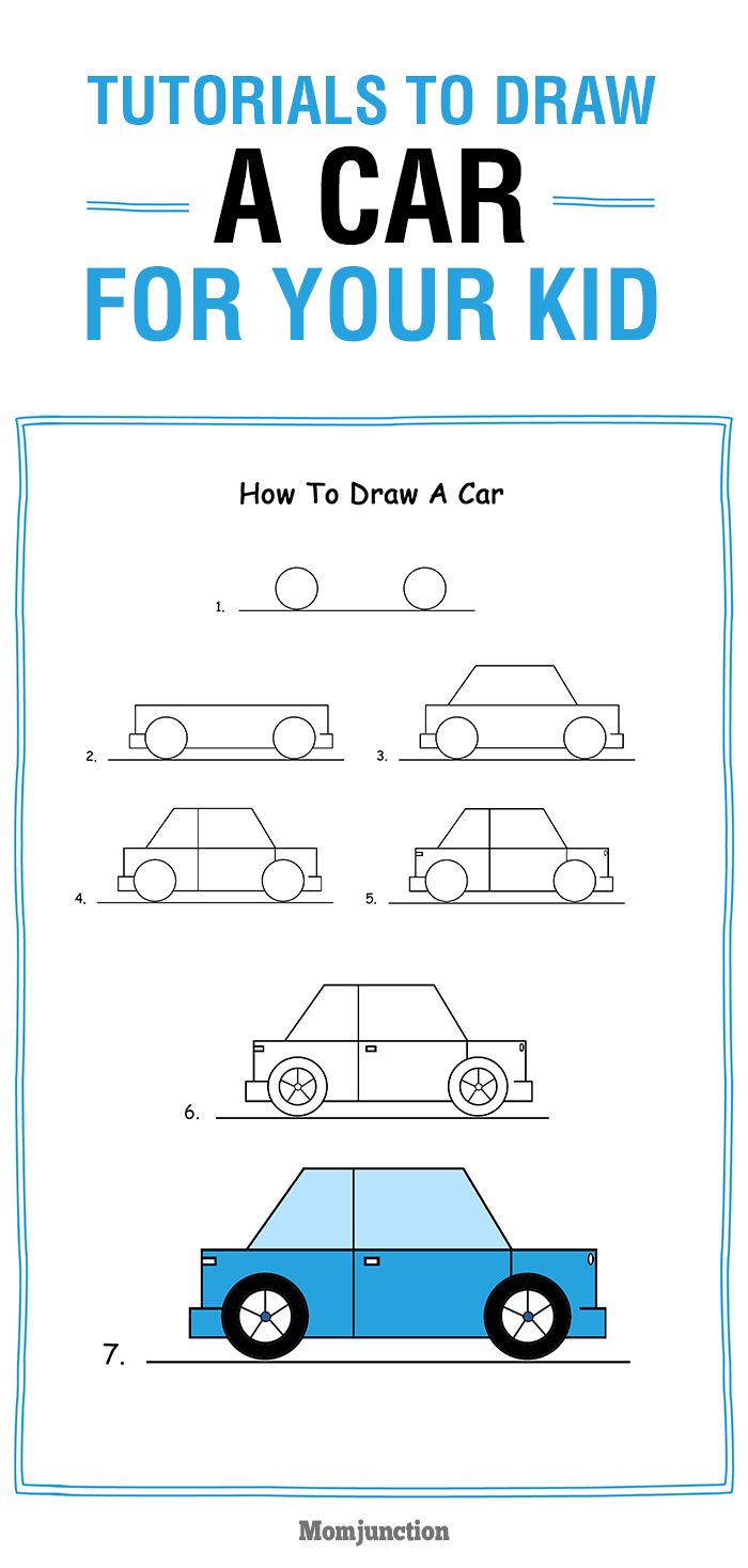 700x1467 How To Draw A Car Step By Step For Kids Learn