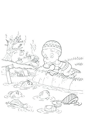 354x500 Carbon Cycle Coloring Page Water Cycle Coloring Sheet Pages Page