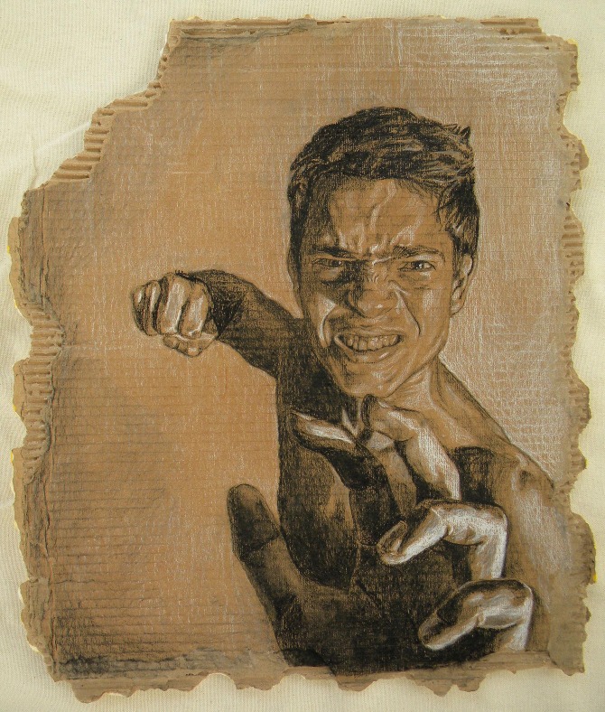 670x788 Cardboard Drawings