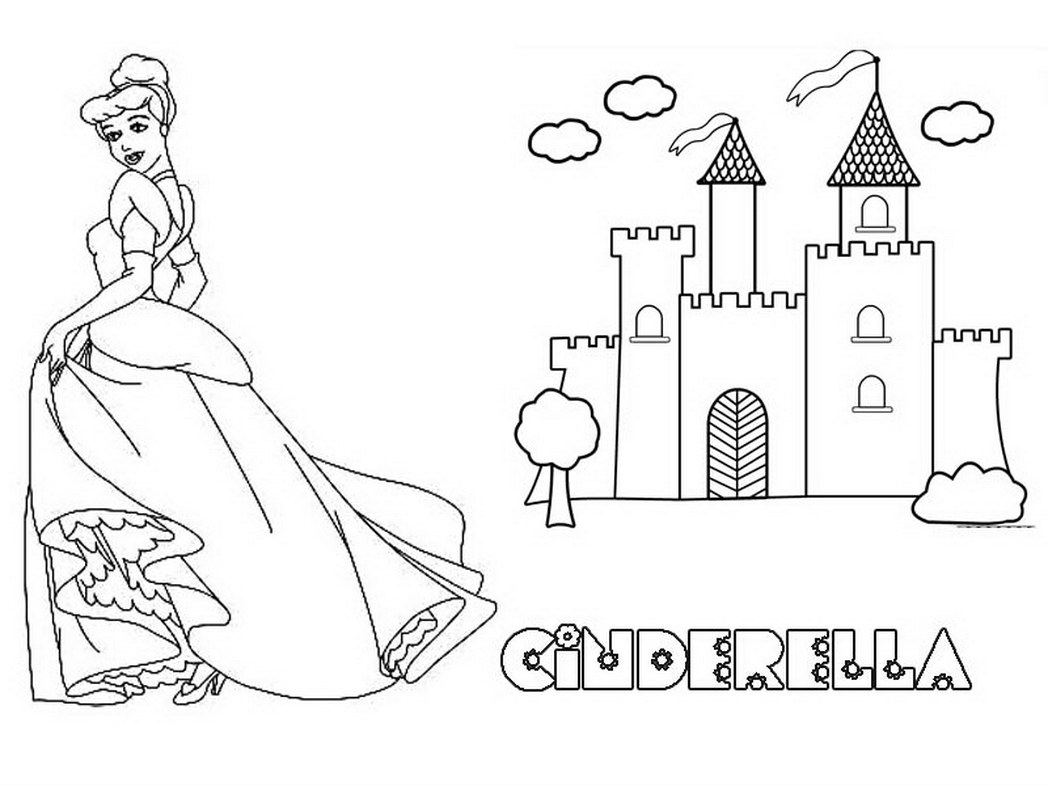 1048x786 Cardboard Coloring Castle Unlimited Printable Pictures Of Castles
