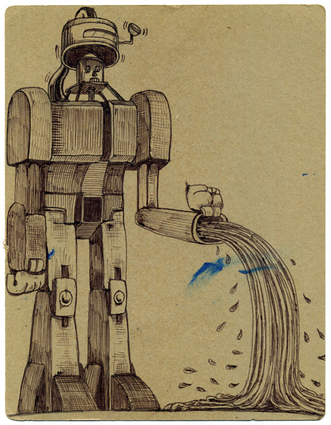 468x600 Drawing On Cardboard