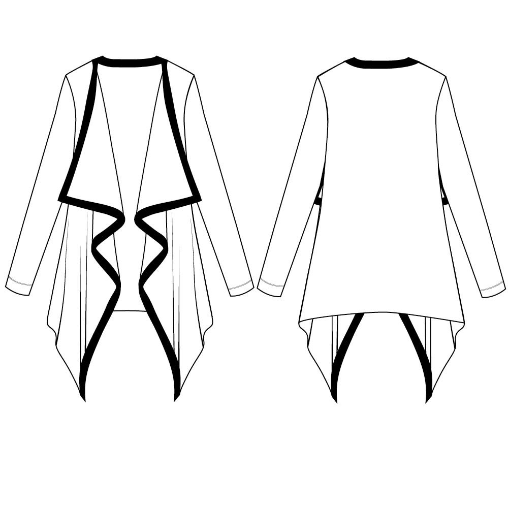 1000x1000 Fashion Flat Templates Drawing For Illustrator Stuff On Behance