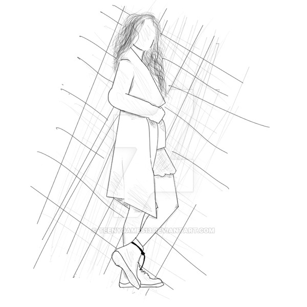 600x600 Girl With A Cardigan By Teenygames13