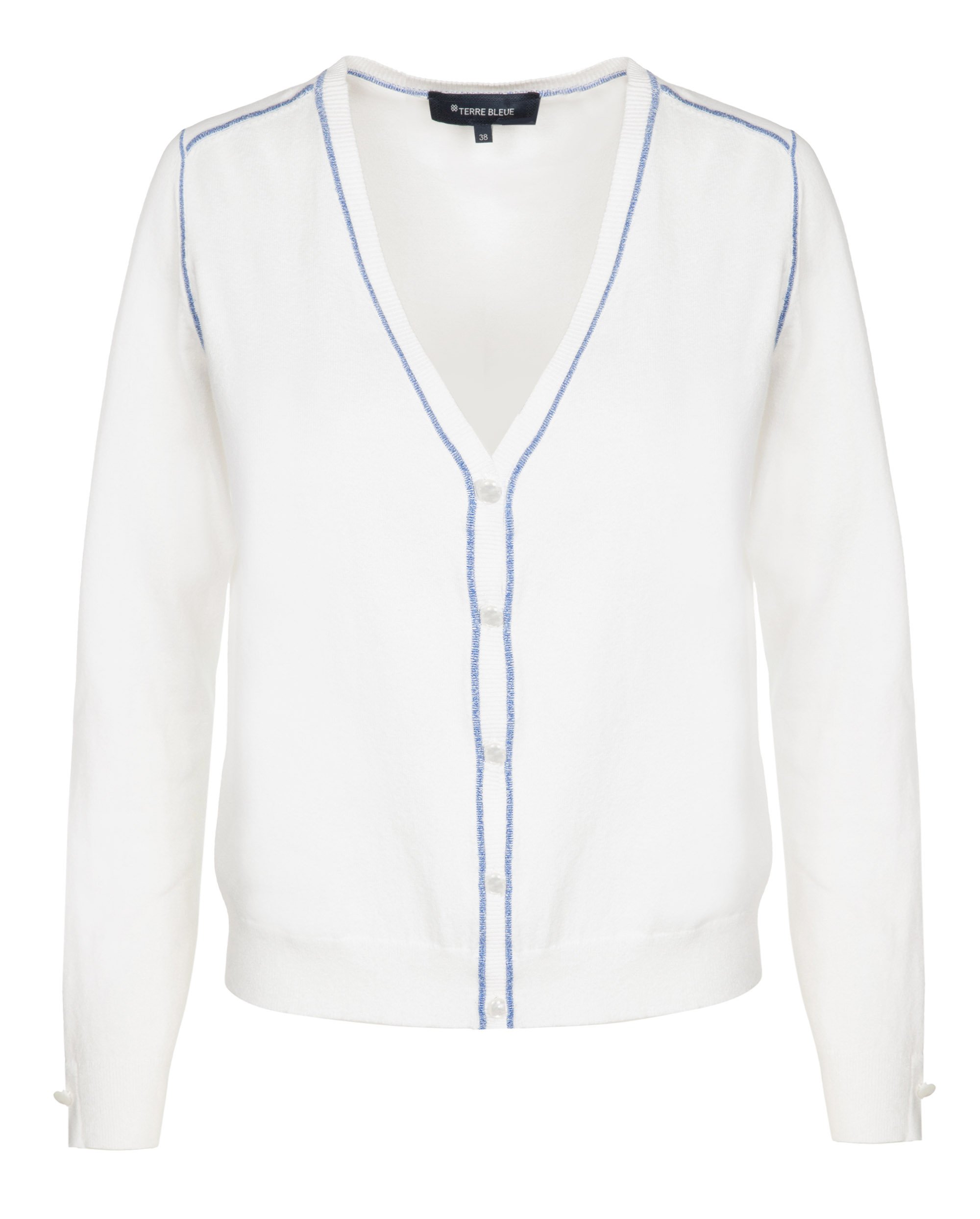 2000x2486 Cardigan With Contrasting Seams