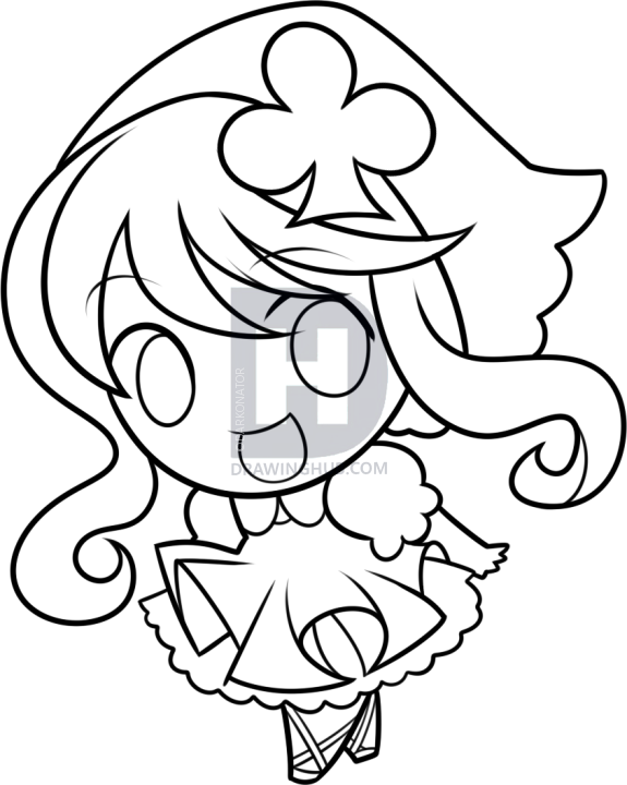 575x720 How To Draw Su From Shugo Chara, Step By Step, Drawing Guide, By