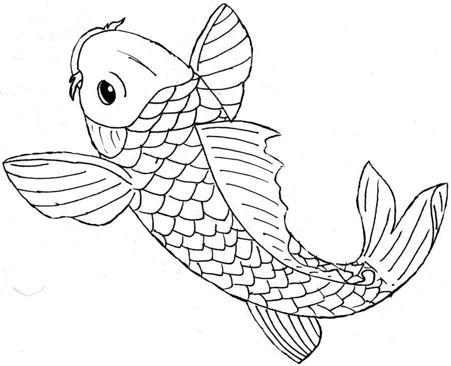 900x731 Koi Tattoo Style By Alex Owen