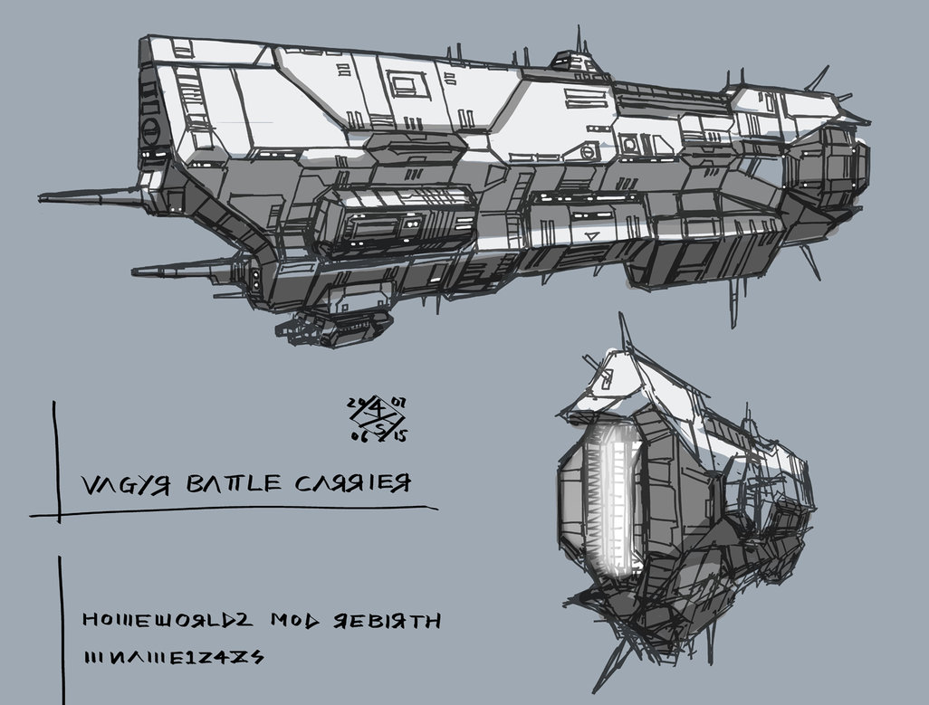 1026x779 Vagyr Battle Carrier By 4 X S