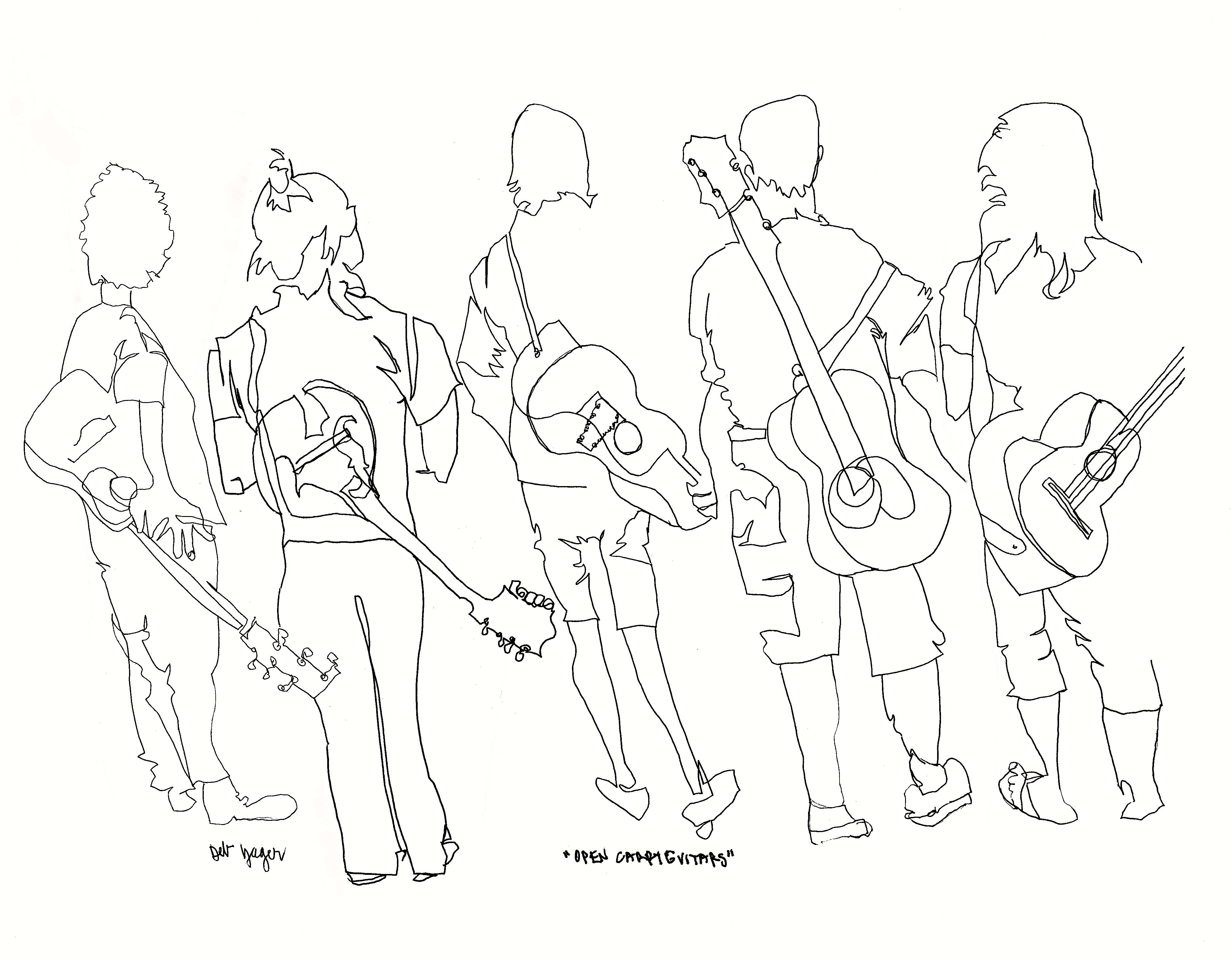 4153x3235 Open Carry Guitars Logo Brand Deb Yager Original Blind Contour