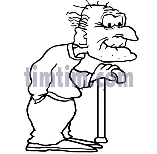 Cartoon Drawing Of An Old Man at GetDrawings | Free download