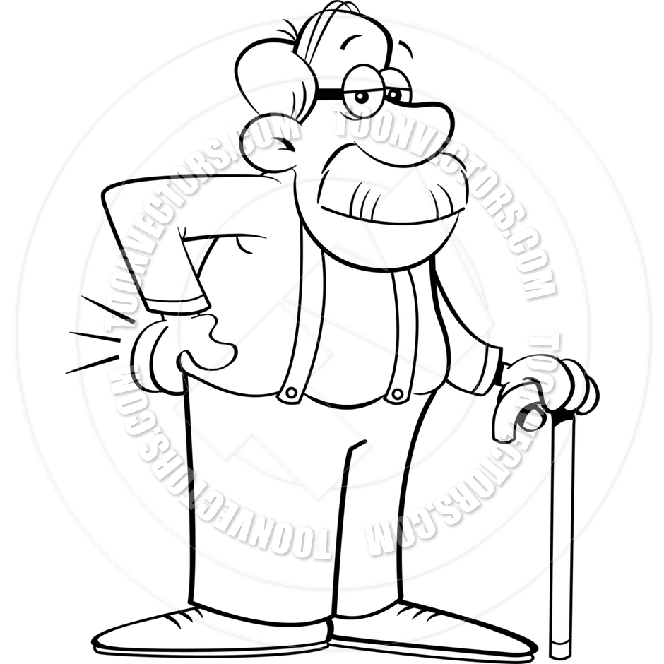 940x940 Old Man Cartoon Drawing Old Man Drawing Cartoon