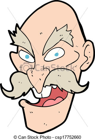 320x470 Cartoon Evil Old Man Face.