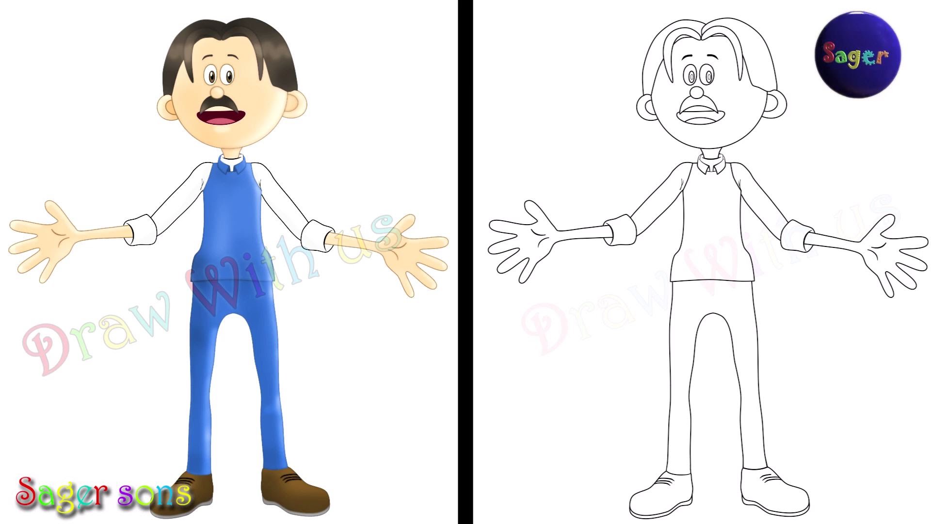 1920x1080 How To Draw A Cartoon Learn To Draw Old Macdonald Had A Farm