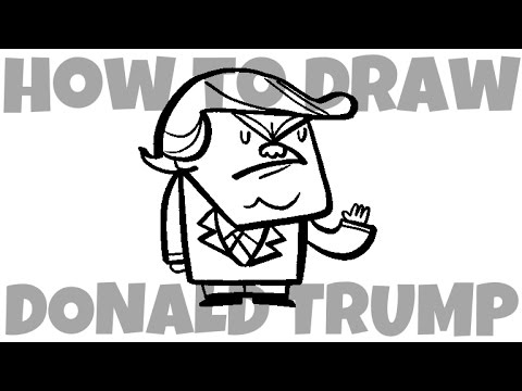 480x360 How To Draw Donald Trump