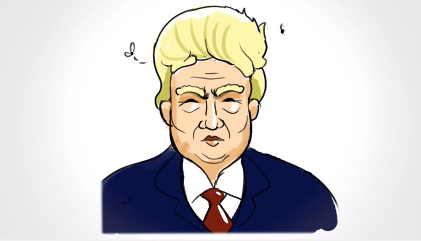 837x479 How To Draw Donald Trump In 6 Simple Steps