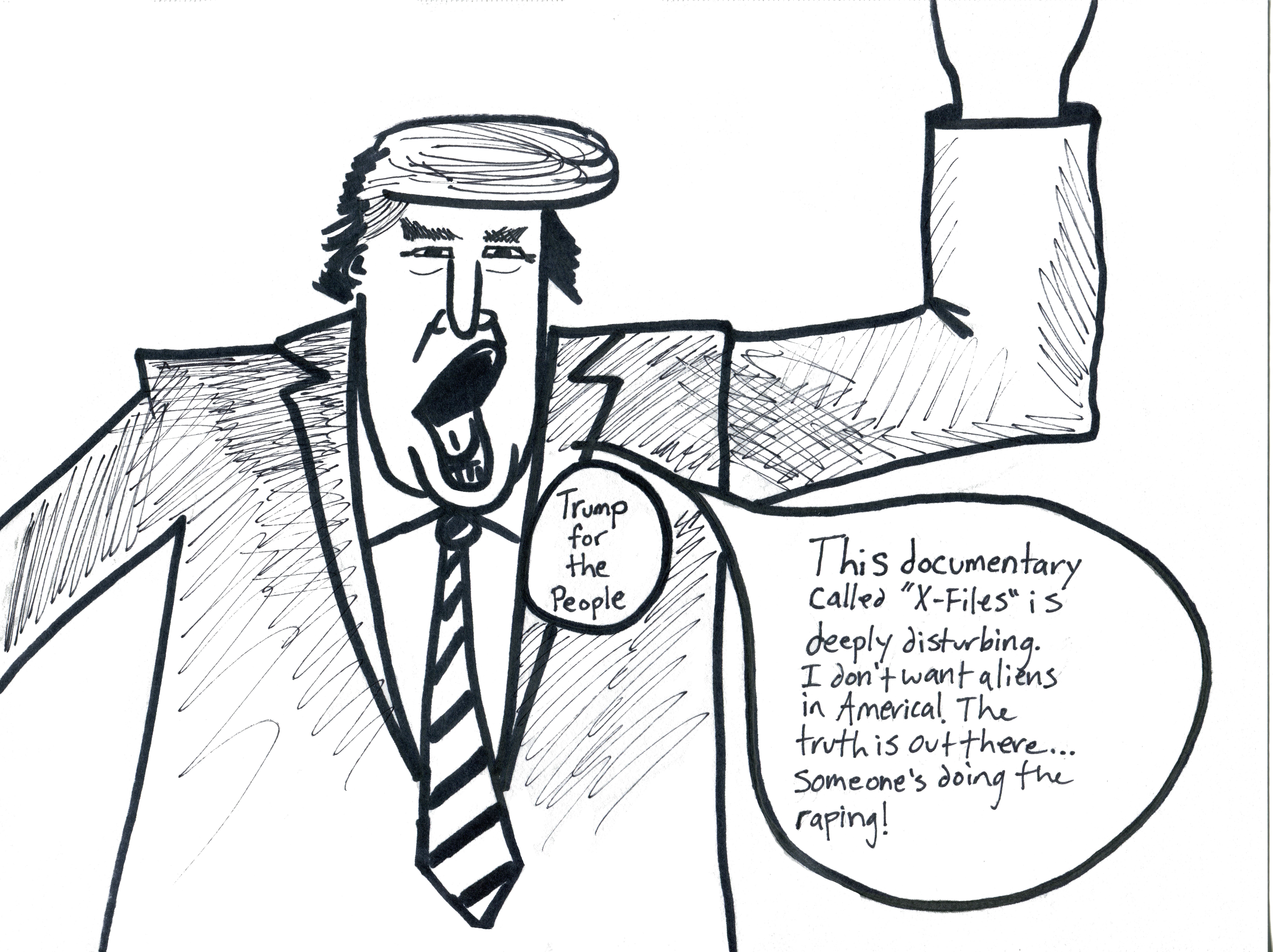 7718x5775 Ylk Politics Donald Trump Thinks X Files Is A Documentary