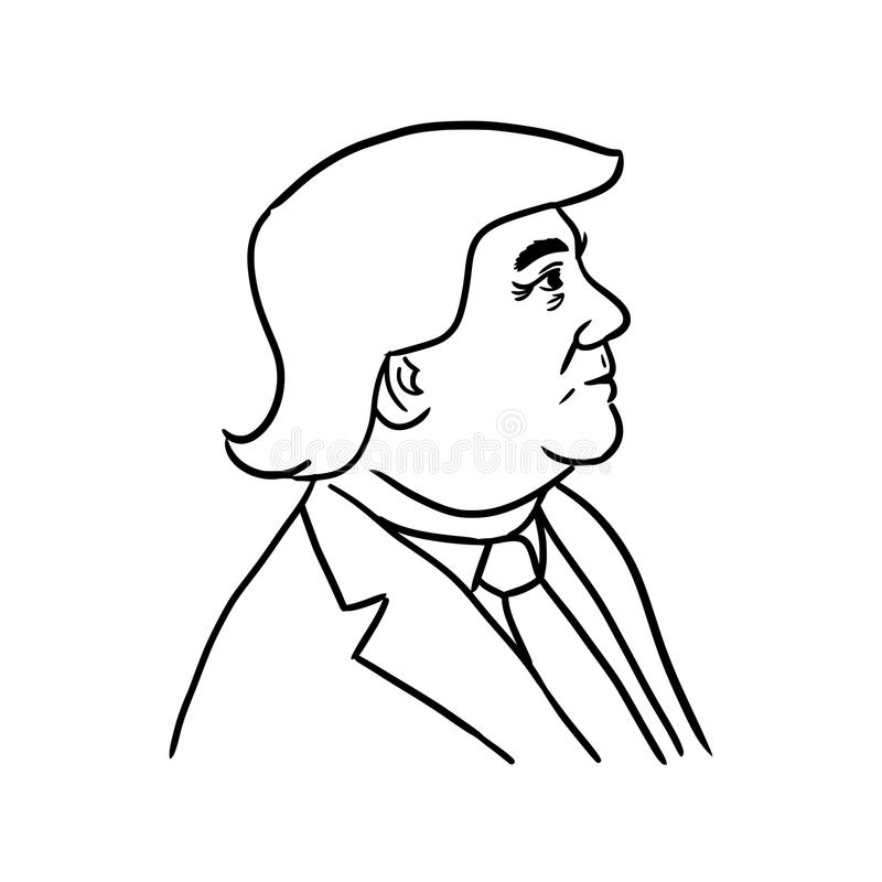 800x800 Collection Of Trump Cartoon Drawing High Quality, Free