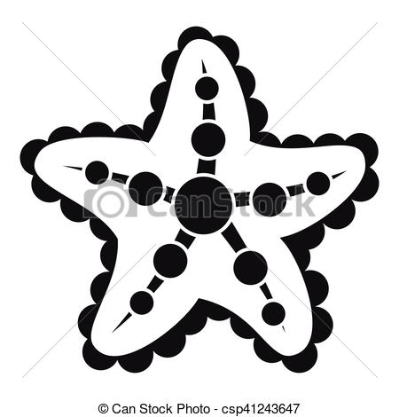 450x470 Starfish Icon, Simple Style. Starfish Icon. Simple Eps Vector