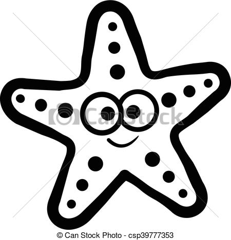 450x469 Starfish Sea Creature Vector Clipart Vector