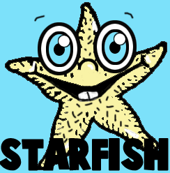 244x248 How To Draw Cartoon Star Fish In Easy Step By Step Drawing Lesson