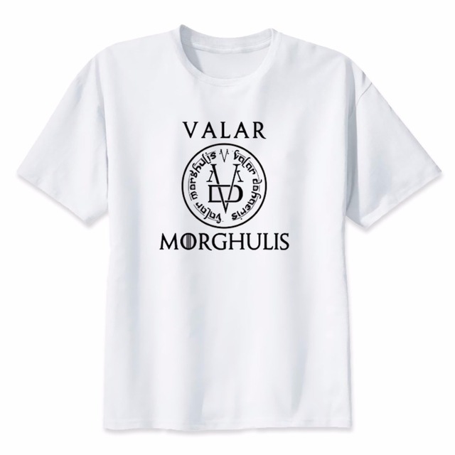 640x640 Valar Morghulis T Shirt Men Cartoon 2017 Cool Funny White Tshirt